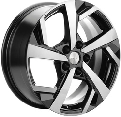 Khomen Wheels 7x17/5x114,3 ET48 D67,1 KHW1712 (Kia K5) Black-FP Khomen Wheels 7x17/5x114,3 ET48 D67,1 KHW1712 (Kia K5) Black-FP