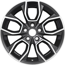 Khomen Wheels 7x17/5x108 ET50 D63,35 KHW1713 (Ford C-Max) Black-FP Khomen Wheels 7x17/5x108 ET50 D63,35 KHW1713 (Ford C-Max) Black-FP