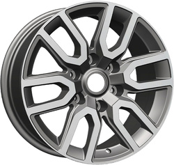 Khomen Wheels 8x17/6x139,7 ET45 D93,1 KHW1723 (Mazda BT50) Gray Khomen Wheels 8x17/6x139,7 ET45 D93,1 KHW1723 (Mazda BT50) Gray