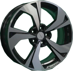 Khomen Wheels 7x17/5x108 ET40 D54,1 KHW1724 (Jac/Москвич 3) Black-FP Khomen Wheels 7x17/5x108 ET40 D54,1 KHW1724 (Jac/Москвич 3) Black-FP