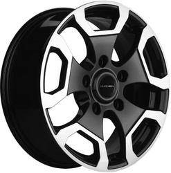 Khomen Wheels 6,5x17/5x139,7 ET40 D98,5 KHW1725 (Niva Travel/Legend) Black-FP Khomen Wheels 6,5x17/5x139,7 ET40 D98,5 KHW1725 (Niva Travel/Legend) Black-FP