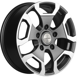 Khomen Wheels 6,5x17/5x139,7 ET40 D98,5 KHW1725 (Niva Travel/Legend) Gray-FP