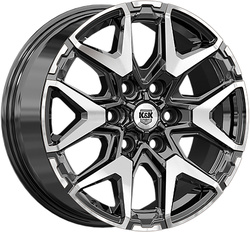 K&K 7,5x18/6x139,7 ET41 D67,1 Гангут (КС1176) Алмаз черный K&K 7,5x18/6x139,7 ET41 D67,1 Гангут (КС1176) Алмаз черный