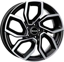 MAK 7,5x18/5x108 ET45 D65,1 Apollo Black mirror MAK 7,5x18/5x108 ET45 D65,1 Apollo Black mirror