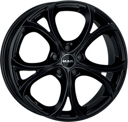 MAK 9x20/5x110 ET29 D65,1 Lario Gloss Black MAK 9x20/5x110 ET29 D65,1 Lario Gloss Black