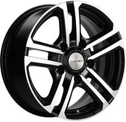 Khomen Wheels 6,5x16/5x139,7 ET35 D98,5 KHW1602 (Niva 4x4 Bronto) Black-FP