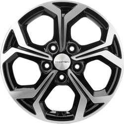 Khomen Wheels 6,5x16/5x114,3 ET46 D67,1 KHW1606 (Mitsubishi) Black-FP Khomen Wheels 6,5x16/5x114,3 ET46 D67,1 KHW1606 (Mitsubishi) Black-FP