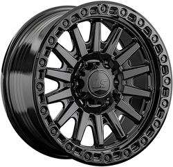 LS FlowForming 9x18/5x150 ET25 D110,1 RC90 BK (конус, Колпак+лого) LS FlowForming 9x18/5x150 ET25 D110,1 RC90 BK (конус, Колпак+лого)