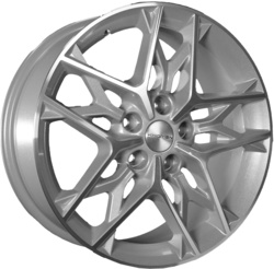 Khomen Wheels 7x17/5x110 ET40 D67,1 KHW1709 (Evolute i-Joy) F-Silver-FP Khomen Wheels 7x17/5x110 ET40 D67,1 KHW1709 (Evolute i-Joy) F-Silver-FP