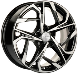 Khomen Wheels 7x17/5x114,3 ET40 D57,1 KHW1716 (Besturn X40) Black-FP