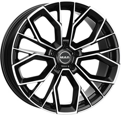 MAK 10x21/5x112 ET19 D66,45 Stilo-D Black mirror MAK 10x21/5x112 ET19 D66,45 Stilo-D Black mirror