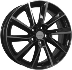 Khomen Wheels 6x16/5x110 ET50 D67,1 KHW1604 (BAIC U5 Plus) Black-FP Khomen Wheels 6x16/5x110 ET50 D67,1 KHW1604 (BAIC U5 Plus) Black-FP