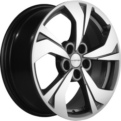 Khomen Wheels 7x17/5x108 ET33 D60,1 KHW1724 (Exeed LX) Gray-FP Khomen Wheels 7x17/5x108 ET33 D60,1 KHW1724 (Exeed LX) Gray-FP