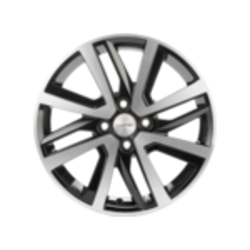 Khomen Wheels 6x16/4x100 ET50 D60,1 KHW1609 (Vesta/Largus) Black-FP