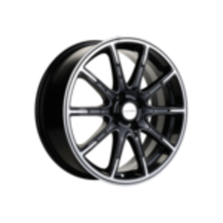 Khomen Wheels 6,5x17/4x100 ET50 D60,1 KHW1707 (Lada Vesta) Black-FP