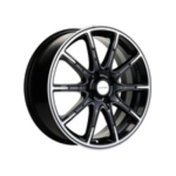 Khomen Wheels 6,5x17/4x100 ET41 D60,1 KHW1707 (XRay) Black-FP