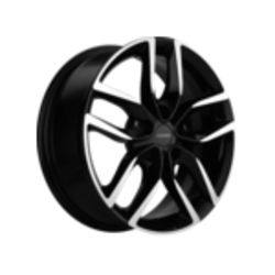 Khomen Wheels 6,5x17/5x114,3 ET45 D54,1 KHW1708 (Geely Coolray) Black-FP