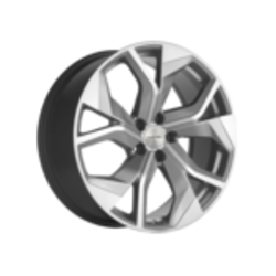 Khomen Wheels 8,5x20/5x112 ET20 D66,5 KHW2006 (Q8) Brilliant Silver-FP