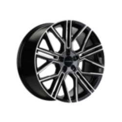 Khomen Wheels 9,5x21/5x114,3 ET40 D64,1 KHW2101 (Tesla) Black-FP