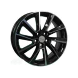 Khomen Wheels 6x16/5x100 ET40 D54,1 KHW1604 (Prius) Black-FP