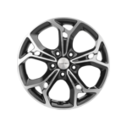 Khomen Wheels 7x17/5x114,3 ET48,5 D67,1 KHW1702 (Sportage) Black-FP