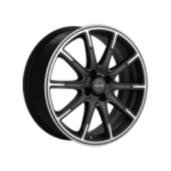Khomen Wheels 6,5x17/4x98 ET38 D58,6 KHW1707 (Lada Granta) Black-FP matt