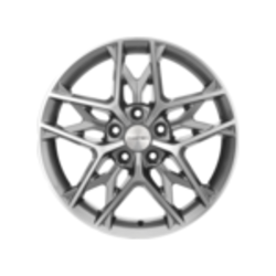 Khomen Wheels 7x17/5x114,3 ET45 D60,1 KHW1709 (Changan/Geely/Lexus/Toyota) Gray-FP