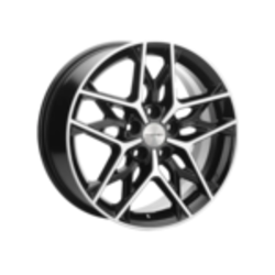 Khomen Wheels 7x17/5x108 ET50 D63,35 KHW1709 (Ford C-Max) Black-FP