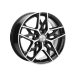 Khomen Wheels 7x17/5x114,3 ET48,5 D67,1 KHW1709 (Sportage) Black-FP