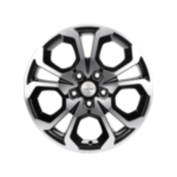 Khomen Wheels 6,5x17/5x114,3 ET50 D66,1 KHW1711 (Arkana/Kaptur) Black-FP