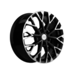 Khomen Wheels 7x17/5x108 ET50 D63,3 KHW1718 (Kuga/Focus/Volvo XC40/XC70) Black-FP