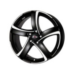 Alutec 7,5x17/5x100 ET35 D63,3 Shark Racing black front polished
