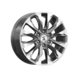 Premium Series 8x20/6x139,7 ET38 D67,1 007 (Pajero Sport) Diamond Gloss Graphite