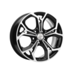 Khomen Wheels 7x17/5x114,3 ET48 D67,1 KHW1702 (Kia K5) Black-FP