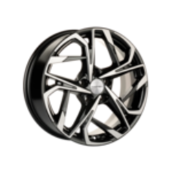 Khomen Wheels 7x17/5x114,3 ET45 D67,1 KHW1716 (CX-5/i40/X-Trail) Black-FP