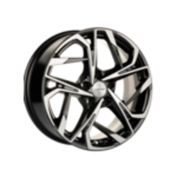 Khomen Wheels 7x17/5x110 ET46 D63,3 KHW1716 (Changan CS35/CS35 Pro) Black-FP