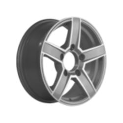Khomen Wheels 6,5x16/5x139,7 ET40 D98,5 KHW1614 (Niva 4x4) F-Silver-FP