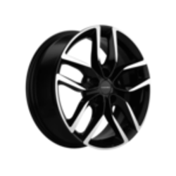 Khomen Wheels 6,5x17/5x114,3 ET45 D66,1 KHW1708 (Nissan Tiida) Black-FP