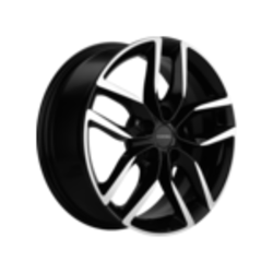 Khomen Wheels 6,5x17/5x114,3 ET45 D60,1 KHW1708 (Toyota C-HR) Black-FP