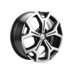 Khomen Wheels 6,5x17/5x114,3 ET40 D64,1 KHW1710 (Haval F7/F7x) Black-FP