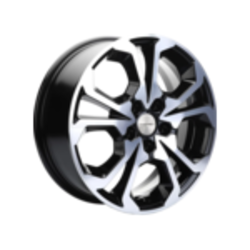 Khomen Wheels 6,5x17/5x108 ET33 D60,1 KHW1711 (Chery/Exeed) Black-FP