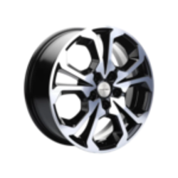 Khomen Wheels 7x17/5x108 ET43 D65,1 KHW1711 (DFM AX 7) Black-FP