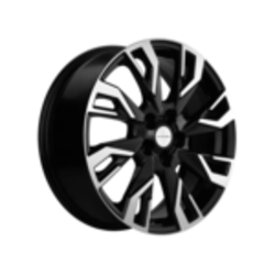 Khomen Wheels 7x18/5x114,3 ET38 D67,1 KHW1809 (Outlander) Black-FP