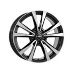 Rial 8x18/5x112 ET38 D66,5 M12 Diamant black front polished