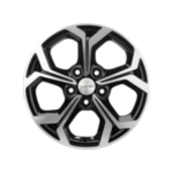 Khomen Wheels 6,5x16/5x114,3 ET45 D60,1 KHW1606 (Toyota/Suzuki) Black-FP