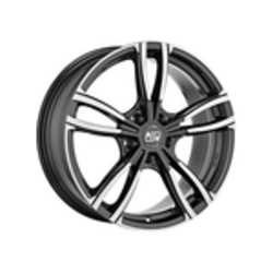 MSW 7,5x17/5x112 ET35 D73 73 Gloss Dark Grey Full Polished