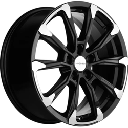 Khomen Wheels 7,5x18/5x108 ET40 D54,1 KHW1808 (Jac/ 3) Black-FP