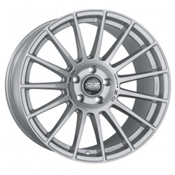 OZ 8x18/5x112 ET48 D75 Superturismo LM Matt Race Silver + Black Lettering