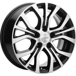 Khomen Wheels 6,5x16/5x110 ET43 D65,1 KHW1608 (Opel Zafira) Black-FP