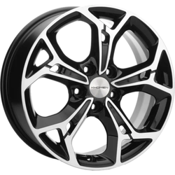 Khomen Wheels 7x17/5x114,3 ET48 D56,1 KHW1702 (Forester) Black-FP